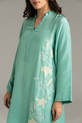 3 Piece  Silk Embroidered (FS0028)